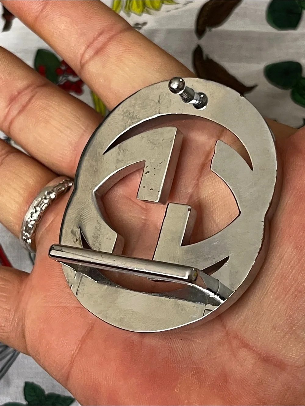 Gucci metal belt